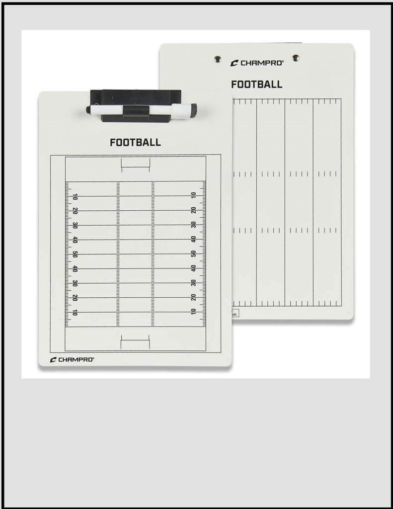 FOOTBALL COACH'S BOARD 9" X 12"